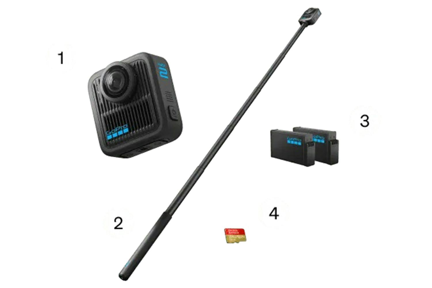 GoPro MAX2 Camera + Accessory Bundle