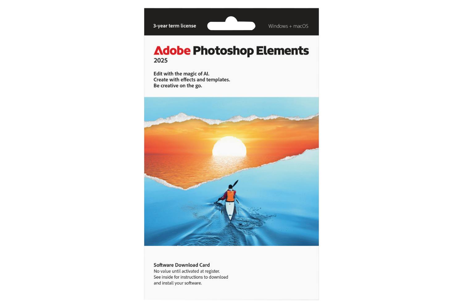 Adobe Photoshop Elements 2025 | 3-Year Term Licence